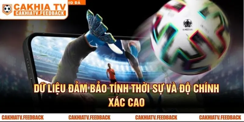 Dữ liệu đảm bảo tính thời sự và độ chính xác cao